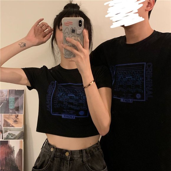 2021 summer all-match T-shirt loose version - Picture 2 of 5